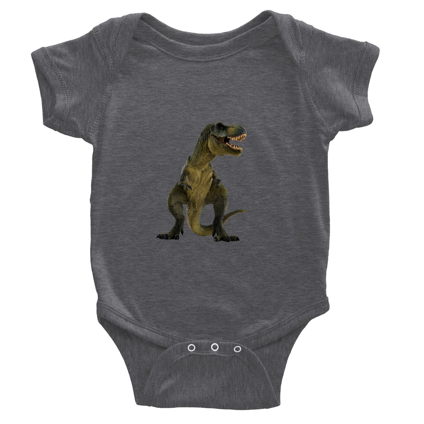 Organic cotton baby bodysuit/Dinosaur - Classic