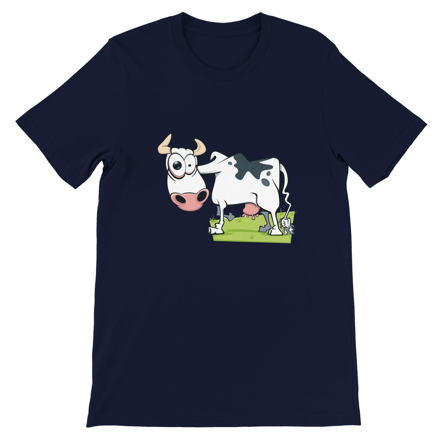 Budget Unisex Crewneck T-shirt/Cow's-Eye