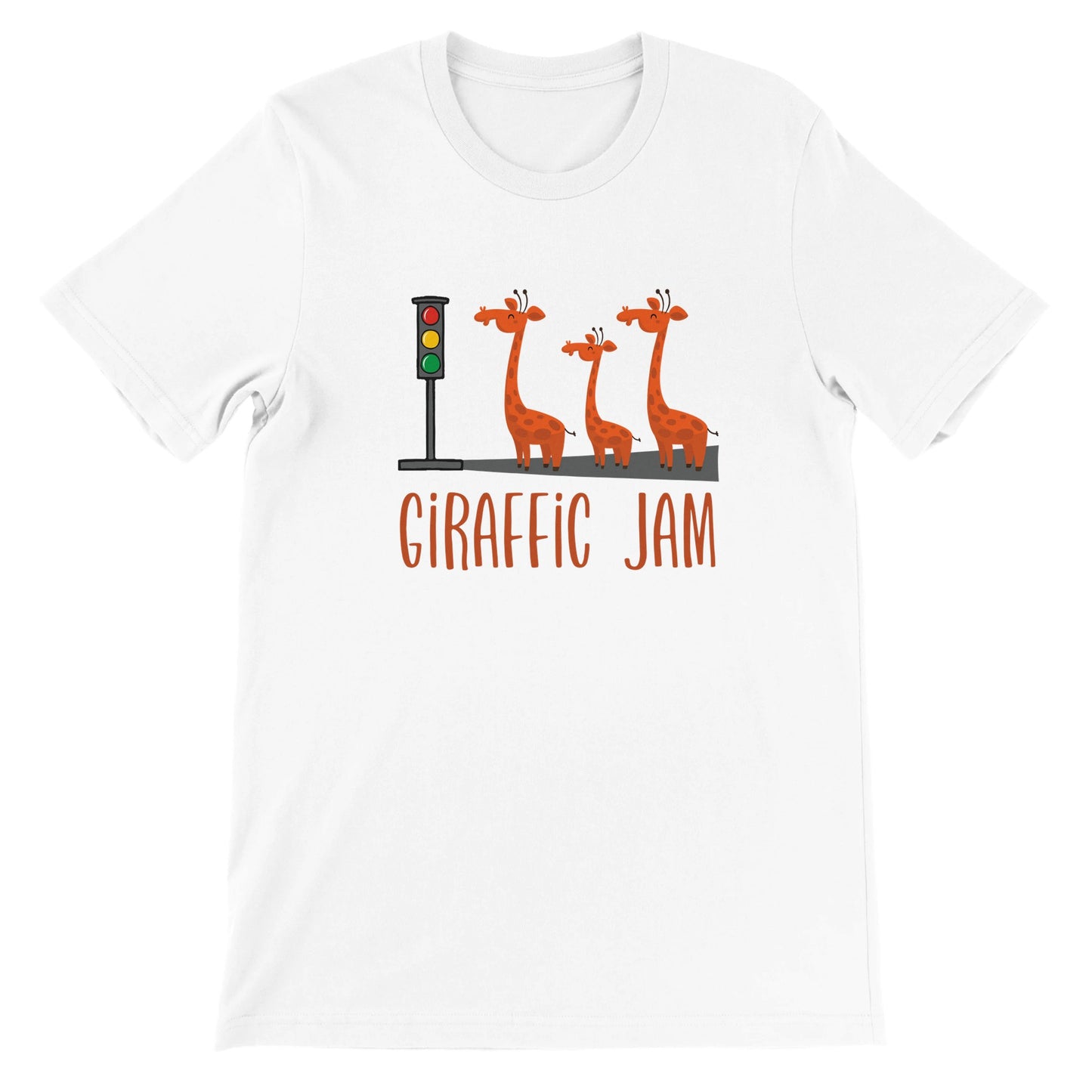 Budget Unisex Crewneck T-shirt/Giraffic-Jam