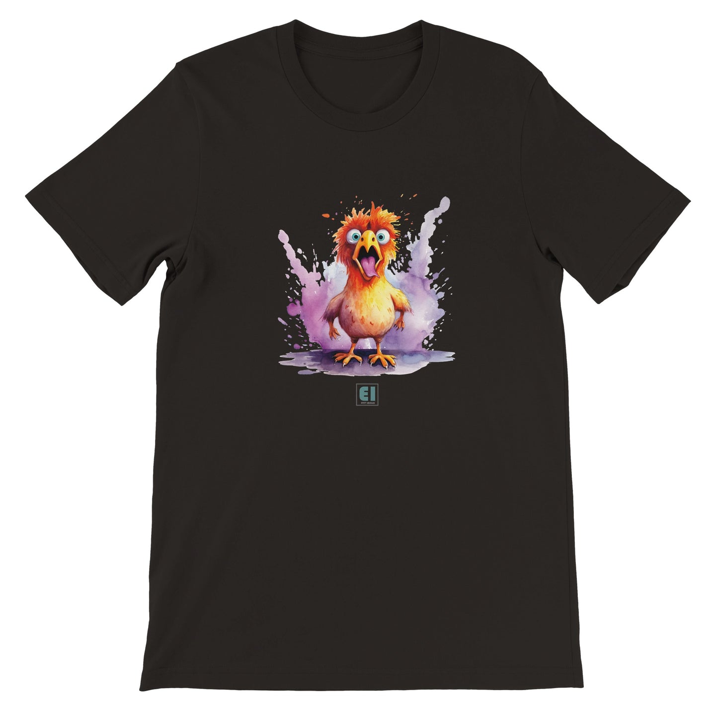 Budget Unisex Crewneck T-shirt/Chicken-Splash