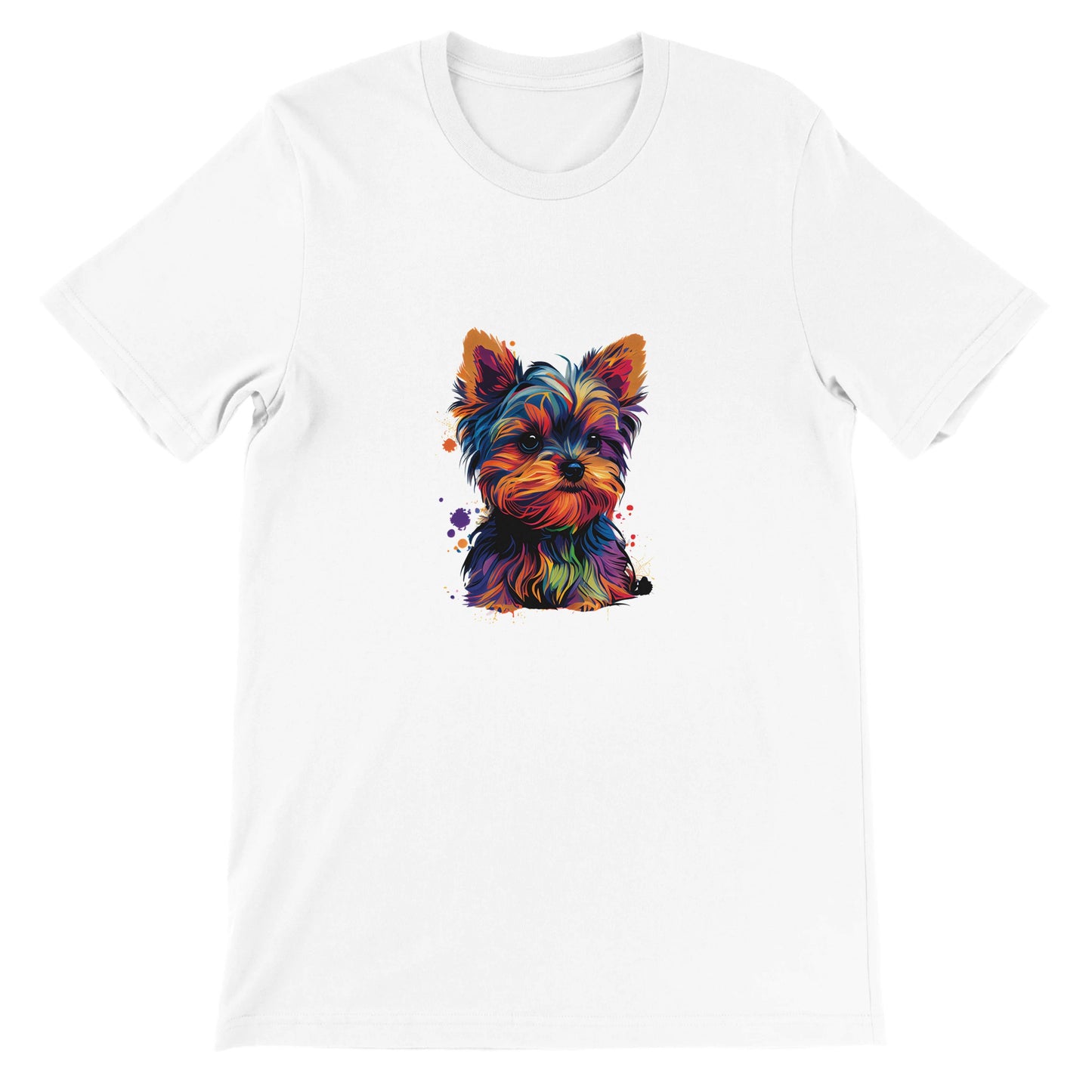 Budget Unisex Crewneck T-Shirt/Yorkie-Bunt