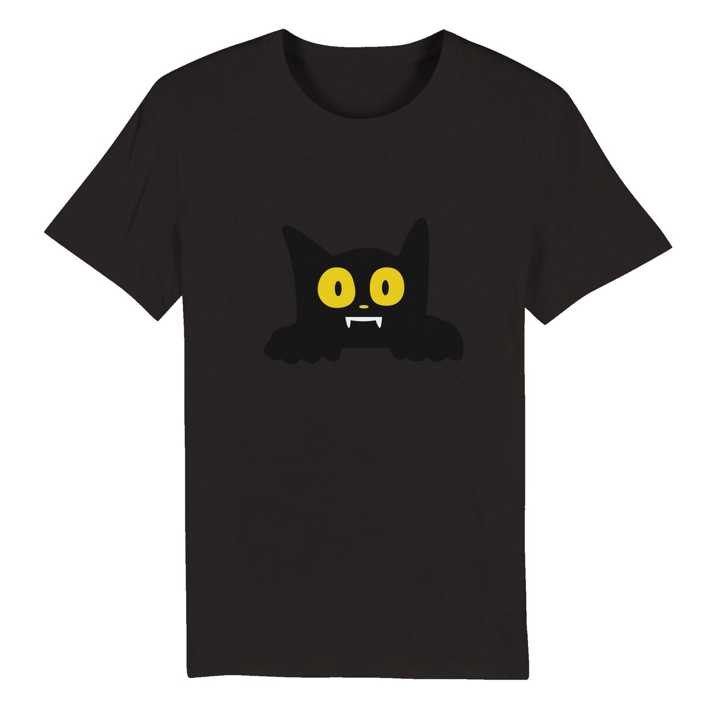 100% Organic Unisex T-shirt/Cat-Halloween