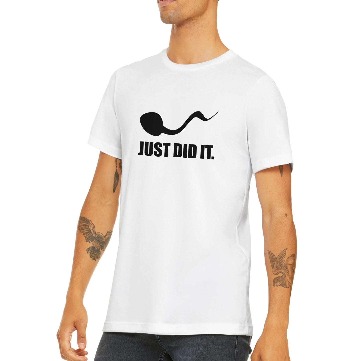 Budget Unisex Crewneck T-shirt/Just-Did-It