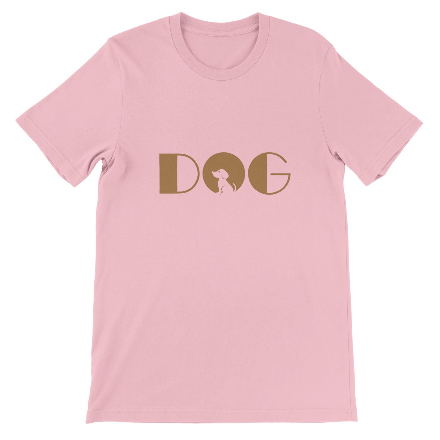 Budget Unisex Crewneck T-Shirt/Hund-Gold