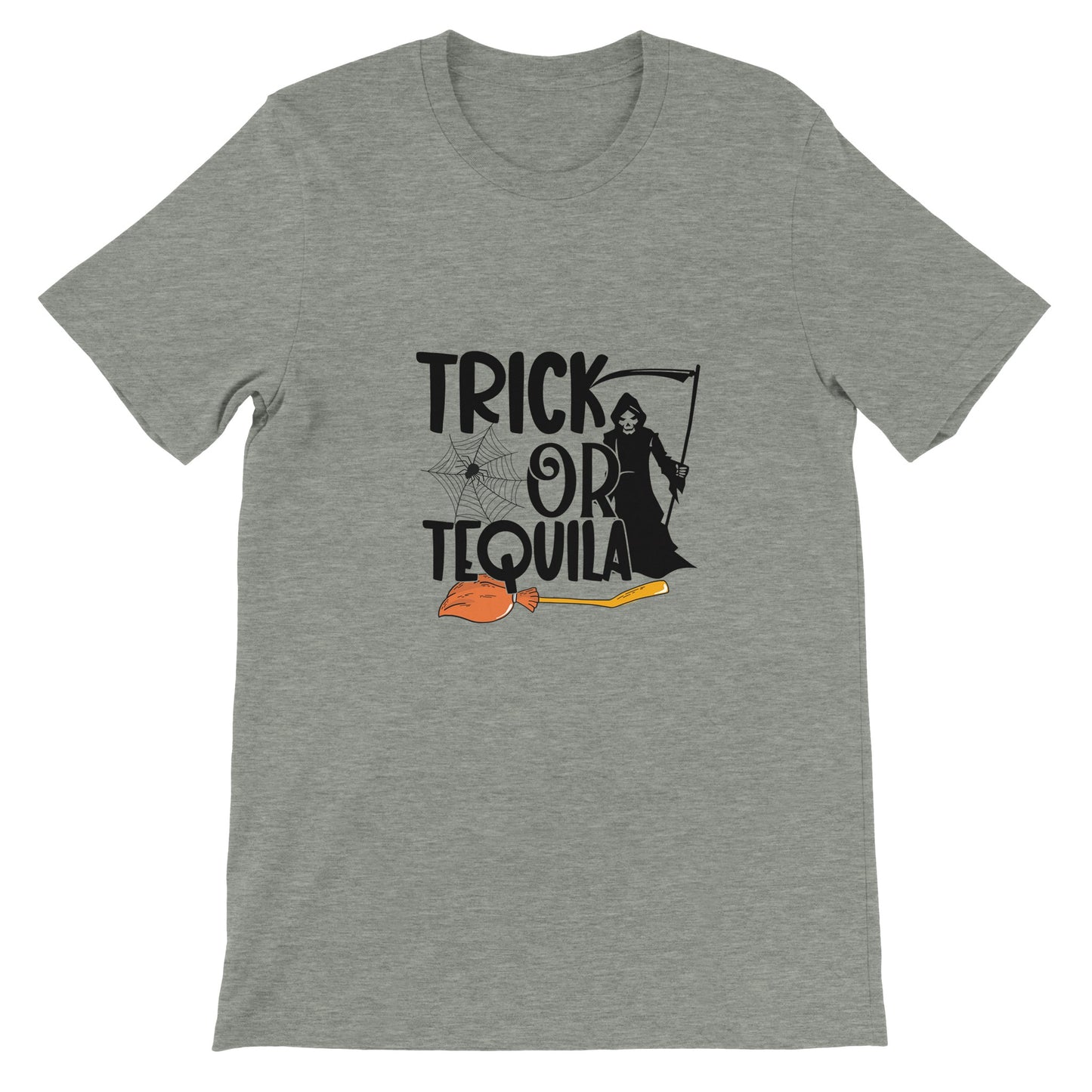 Budget Unisex Crewneck T-shirt/Trick-Or-Tequila