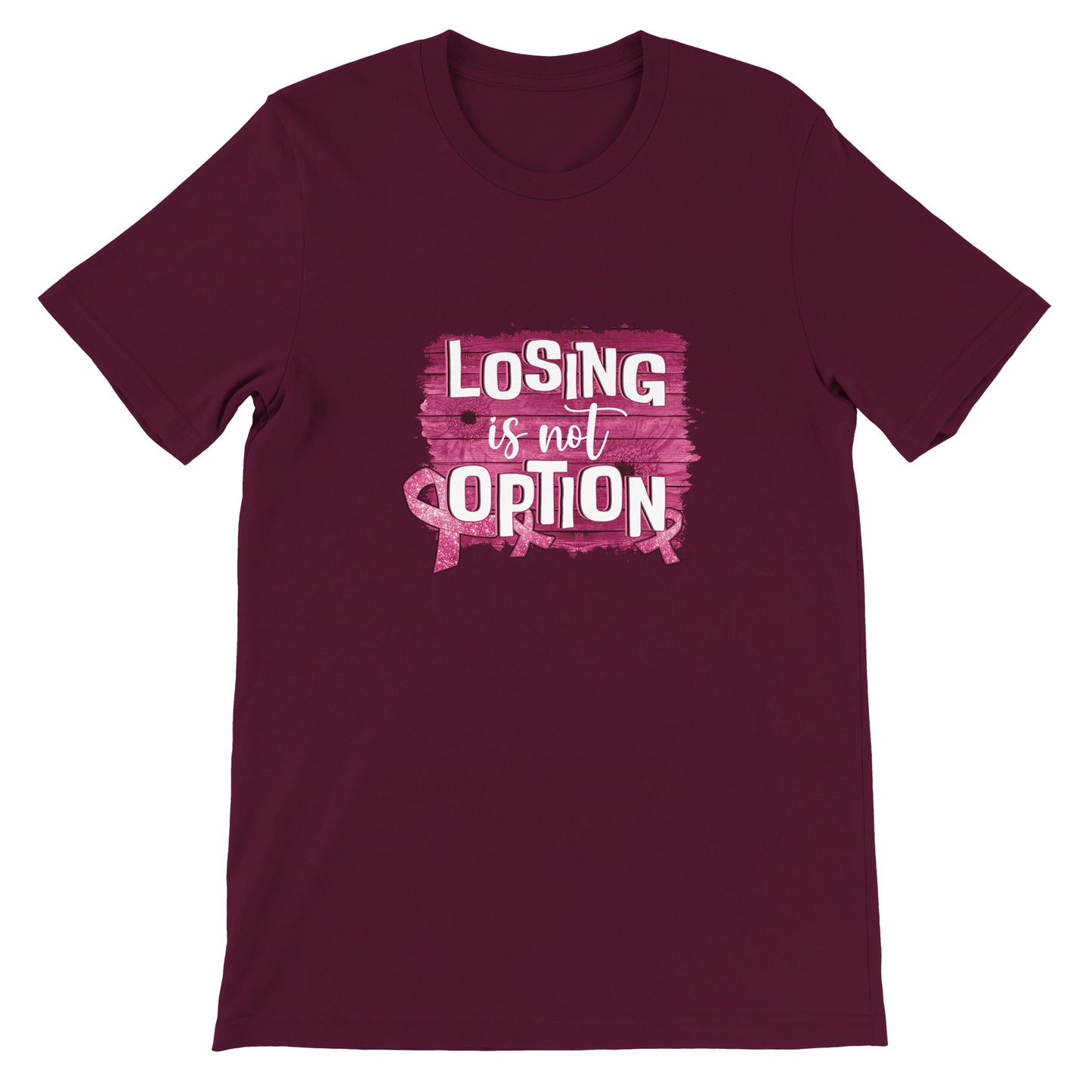 Budget Unisex Crewneck T-shirt/Losing-Is-Not-An-Option