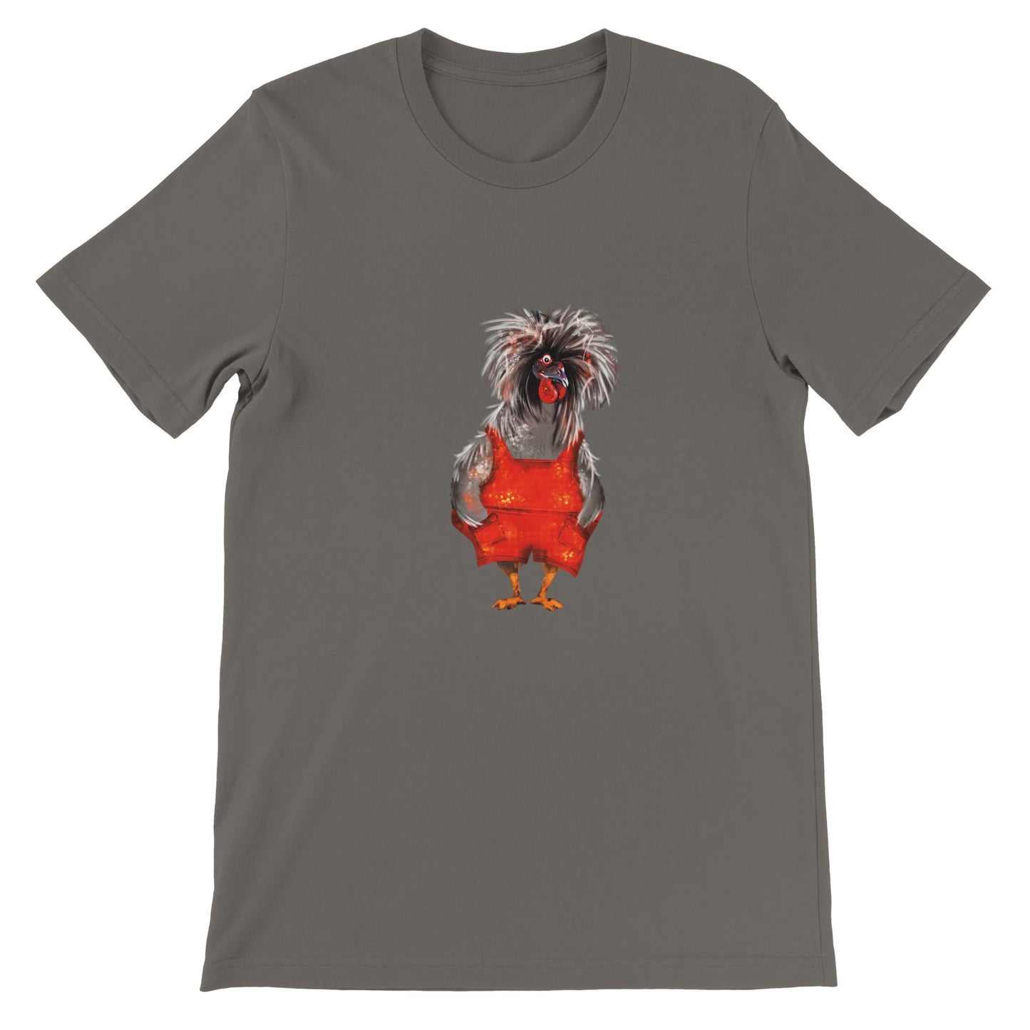 Budget Unisex Crewneck T-shirt/Chicken-Lady