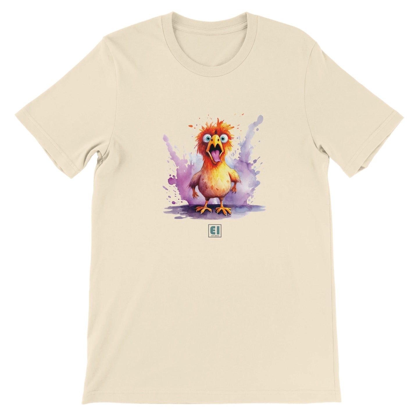 Budget Unisex Crewneck T-shirt/Chicken-Splash