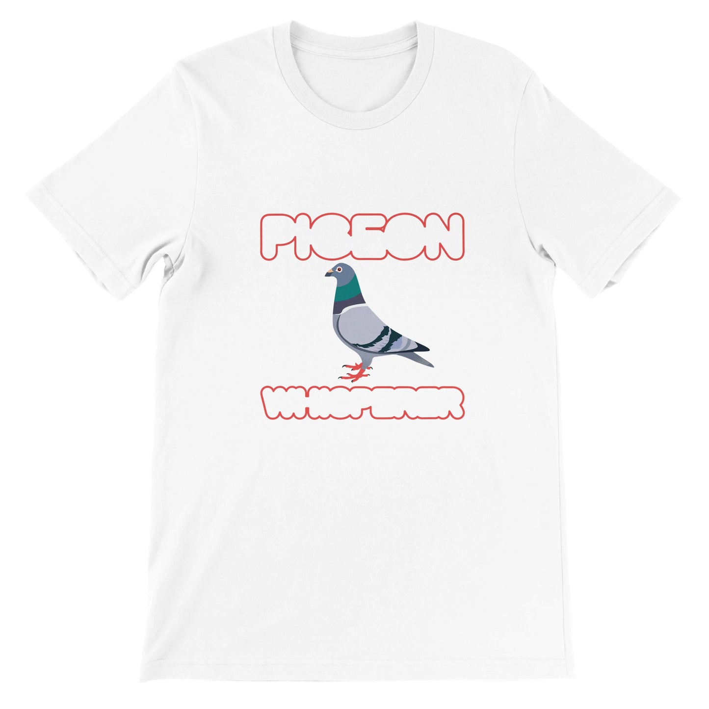 Budget Unisex Crewneck T-shirt/Pigeon-Wishperer