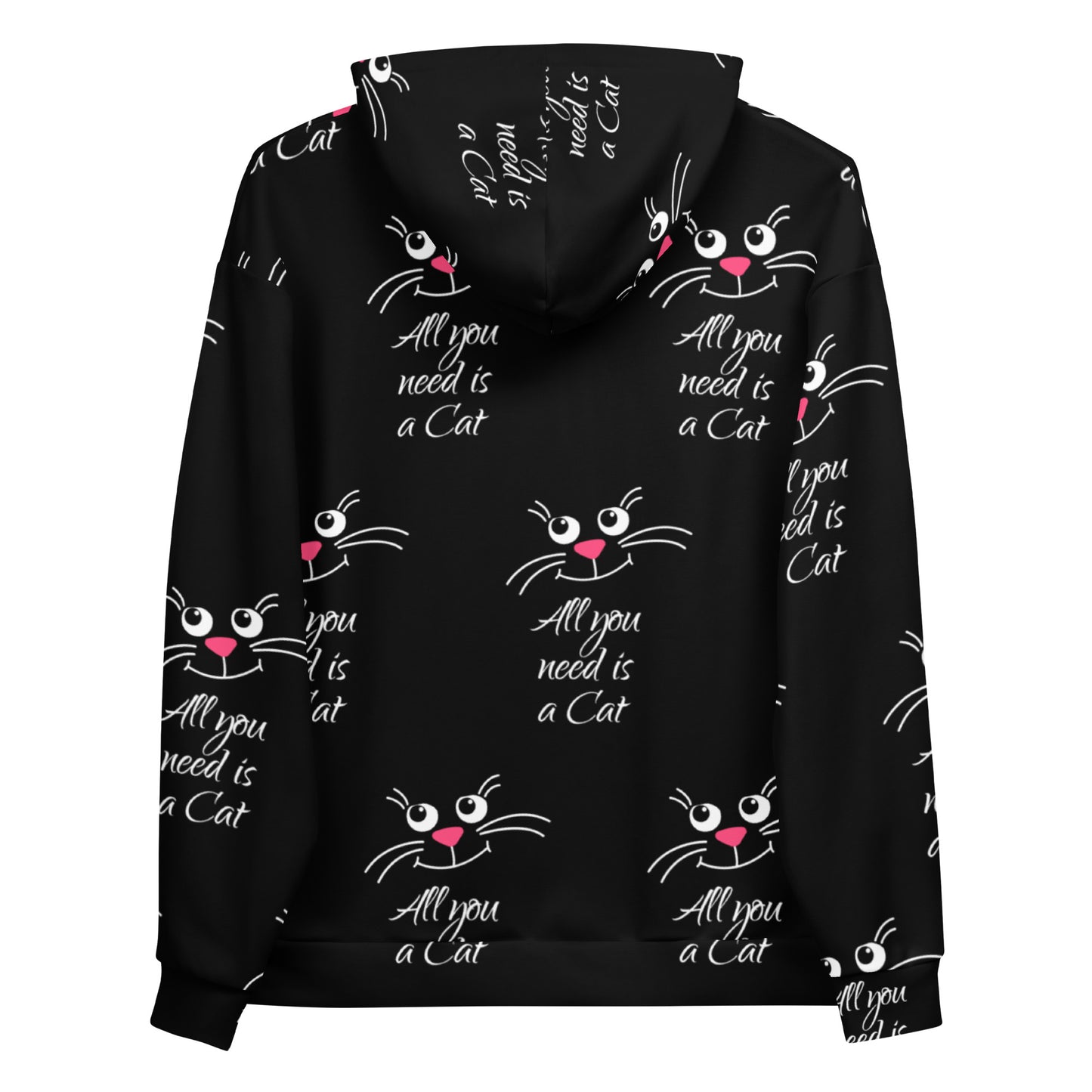 All-Over Print Unisex Hoodie/All-I-Need-Is-A-Cat