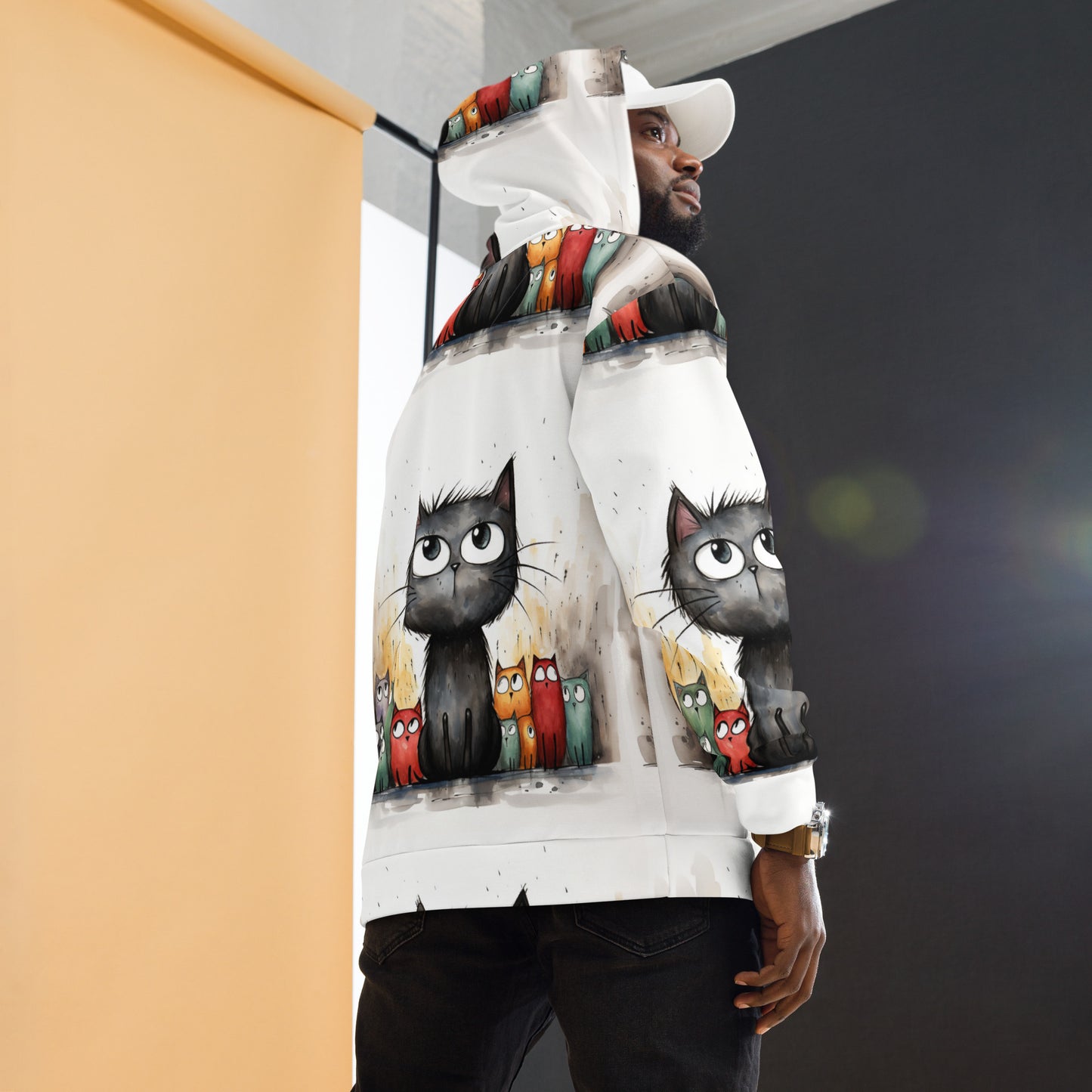 All-Over Print Unisex Hoodie/Art-Funny-Cat