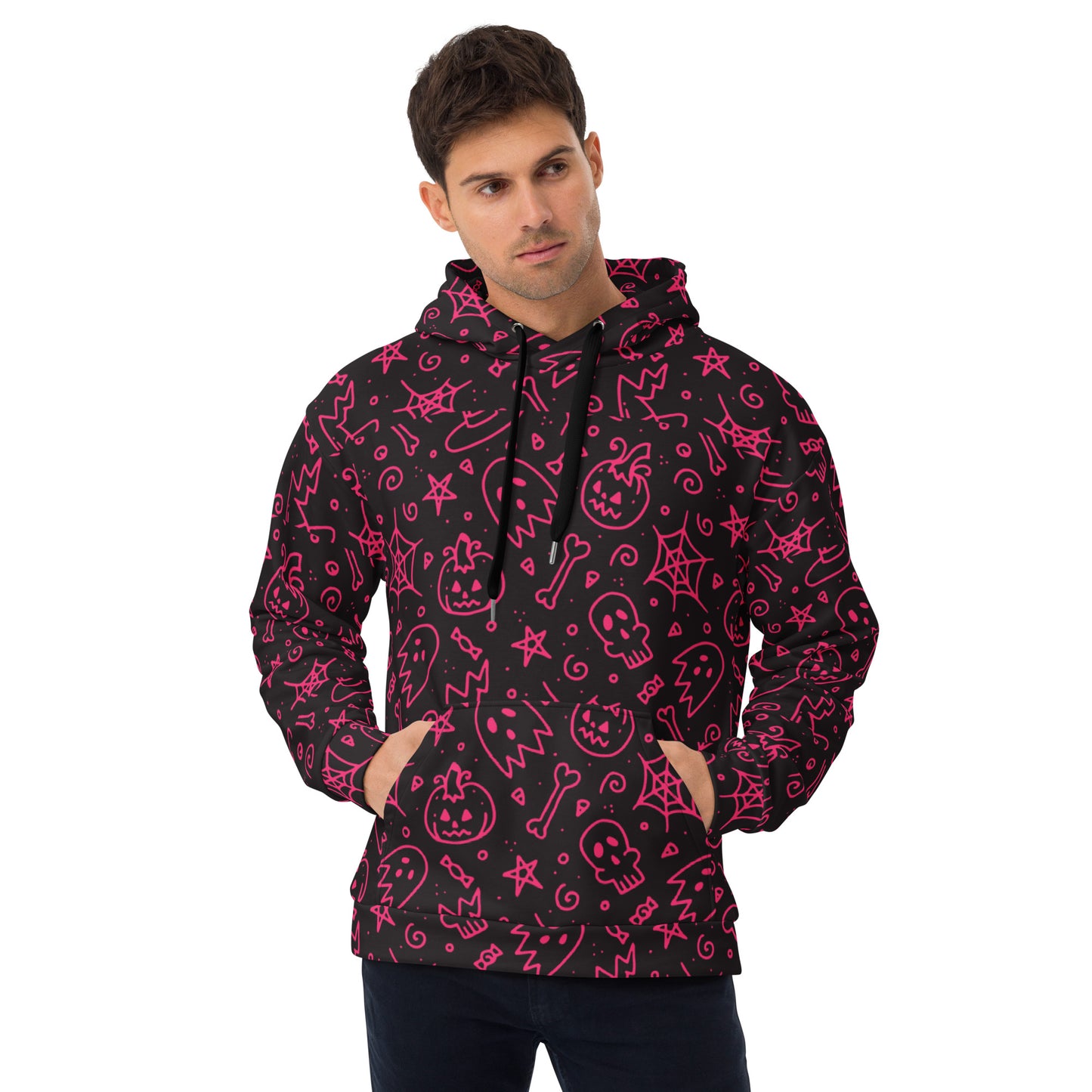 All-Over Print Unisex Hoodie/Spooky-Drawns