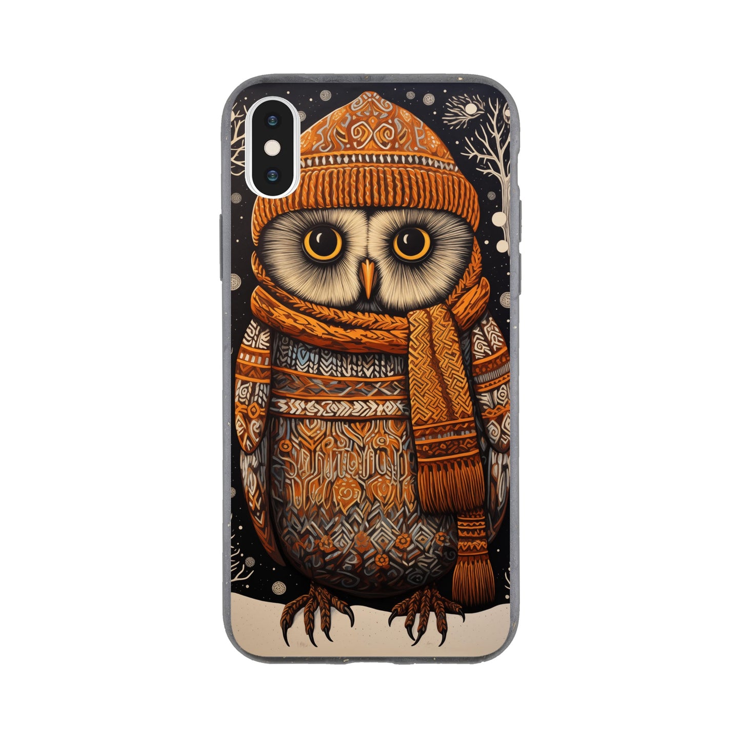 I-Phone Bio case/Owl-Winter