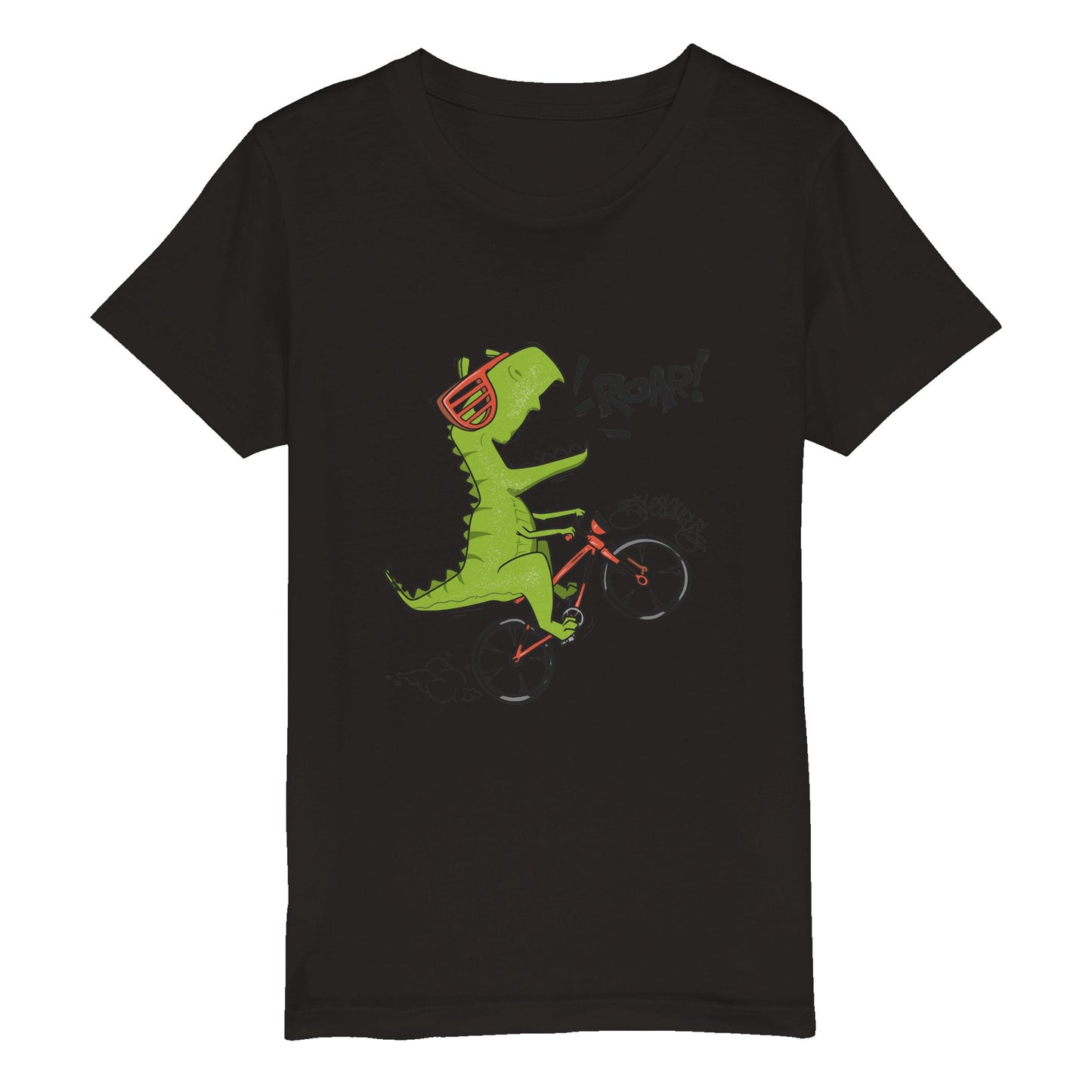 Bio Kinder Rundhals T-Shirt/Dino-Gebrüll