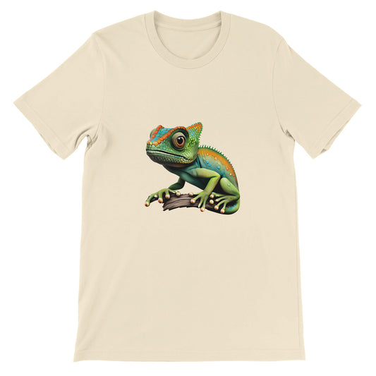 Budget Unisex Crewneck T-shirt/Colorful-Lizzard