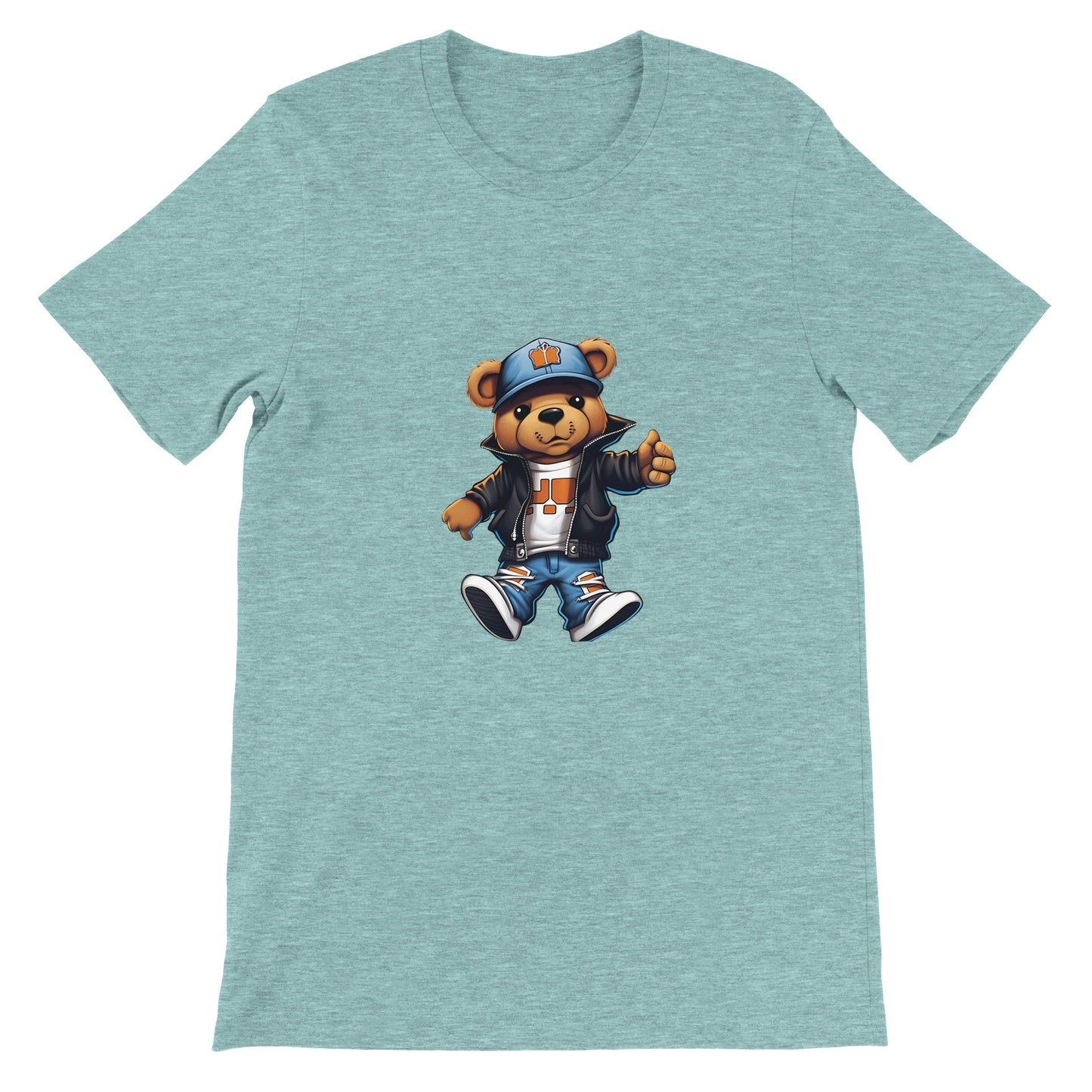 Budget Unisex Crewneck T-shirt/Teddy-Bear-Cute