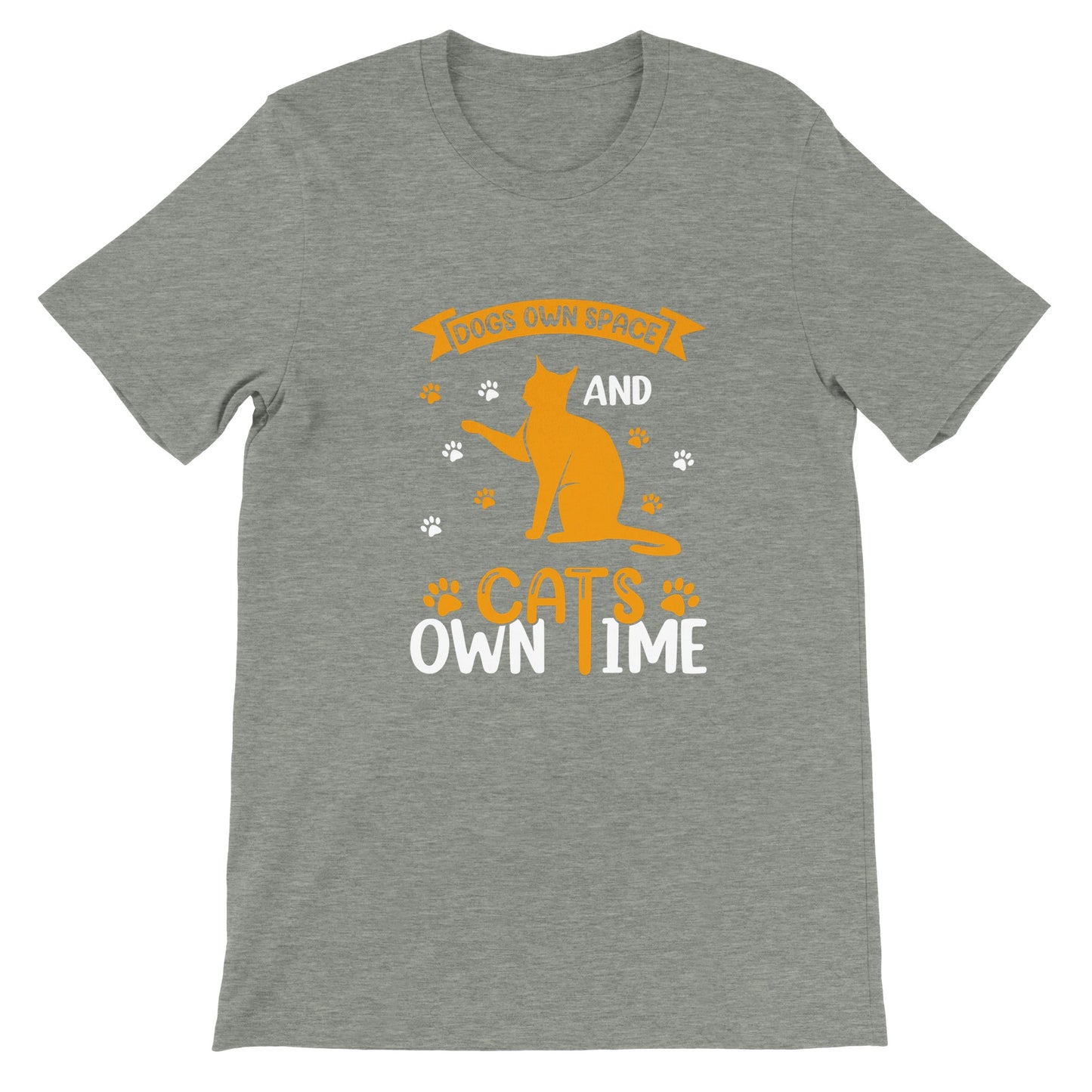 Budget Unisex Crewneck T-shirt/Cats-Own-Time