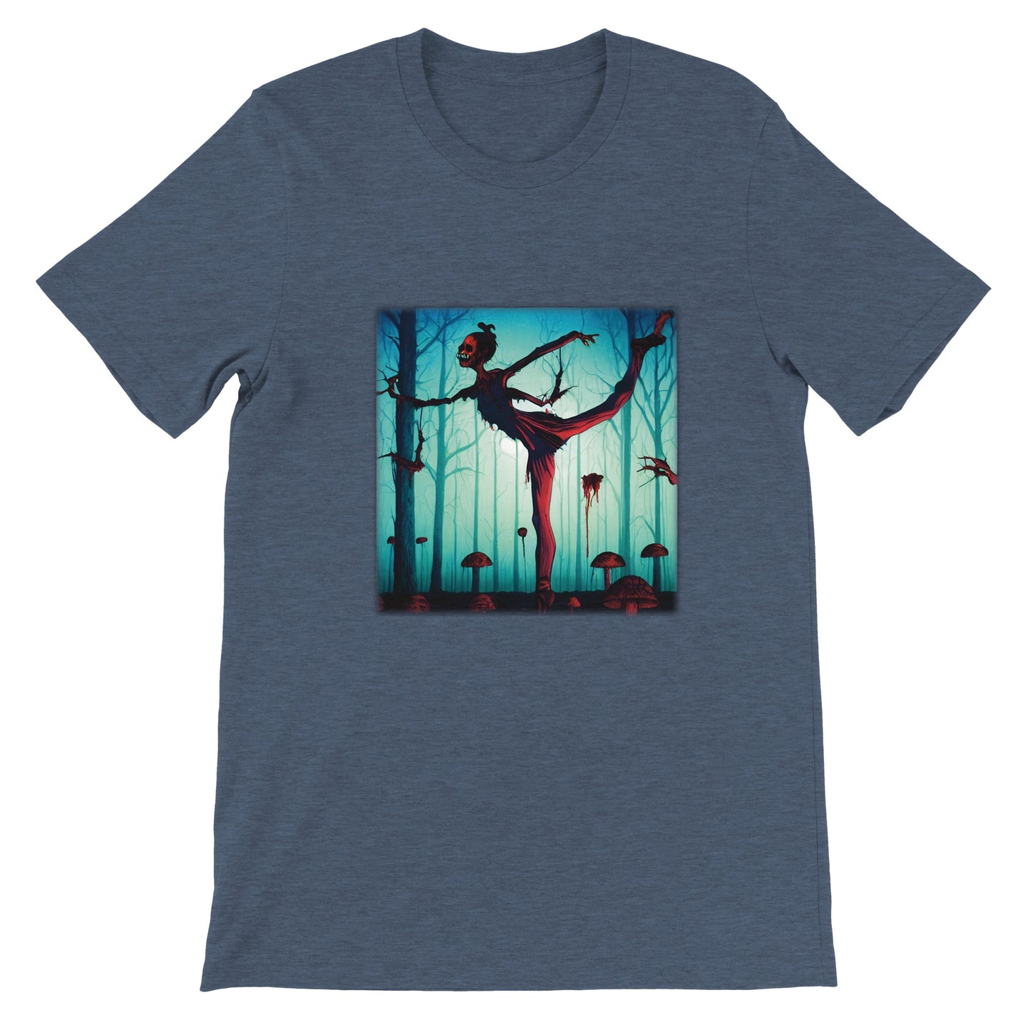 Budget Unisex Crewneck T-shirt/Ballet-Zombie