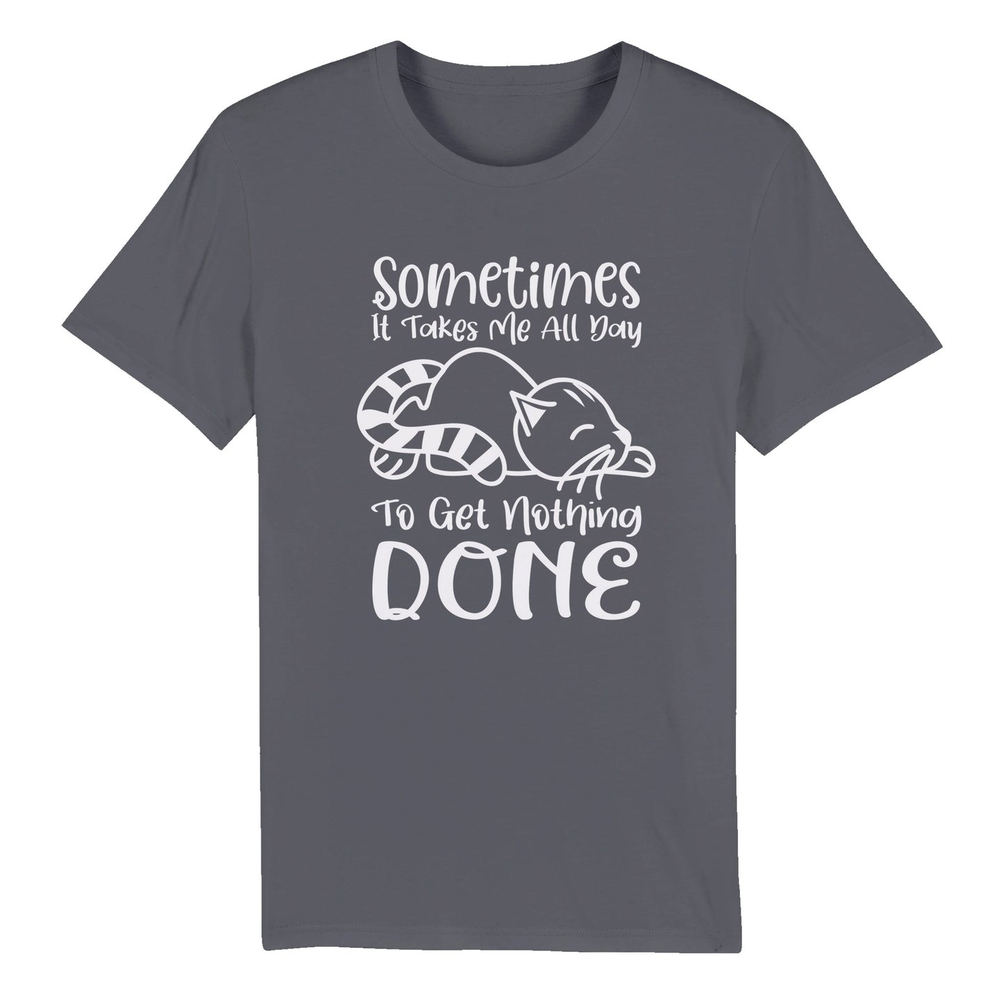 100% Organic Unisex T-shirt/Sometimes-Cat