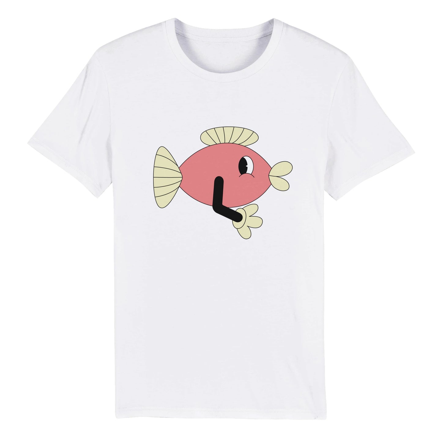 100% Organic Unisex T-shirt/Funny-Fish