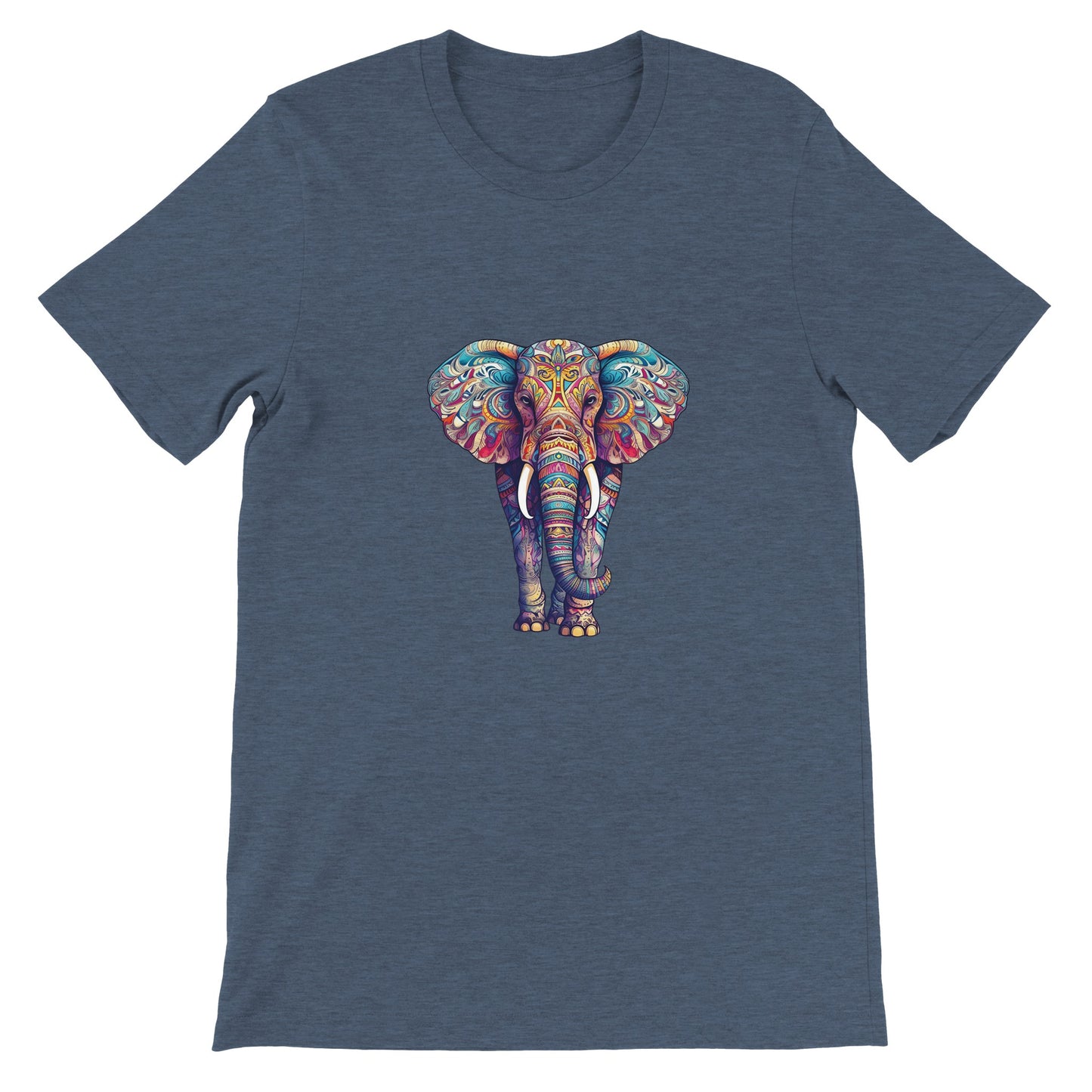 Budget Unisex Crewneck T-shirt/Elephant-Art