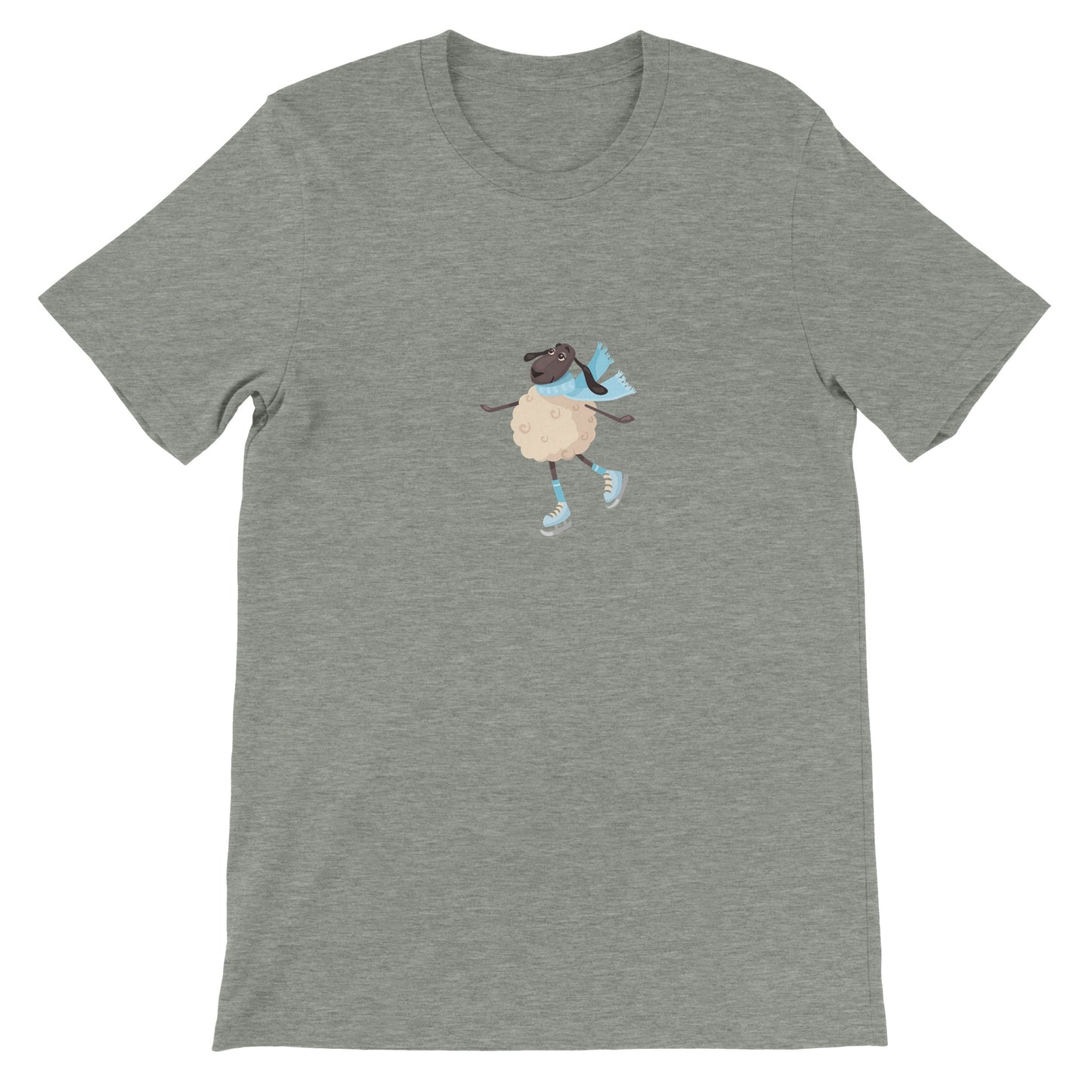 Budget Unisex Crewneck T-shirt/Sheep-Skating