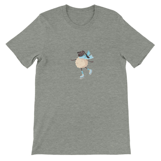 Budget Unisex Crewneck T-shirt/Sheep-Skating