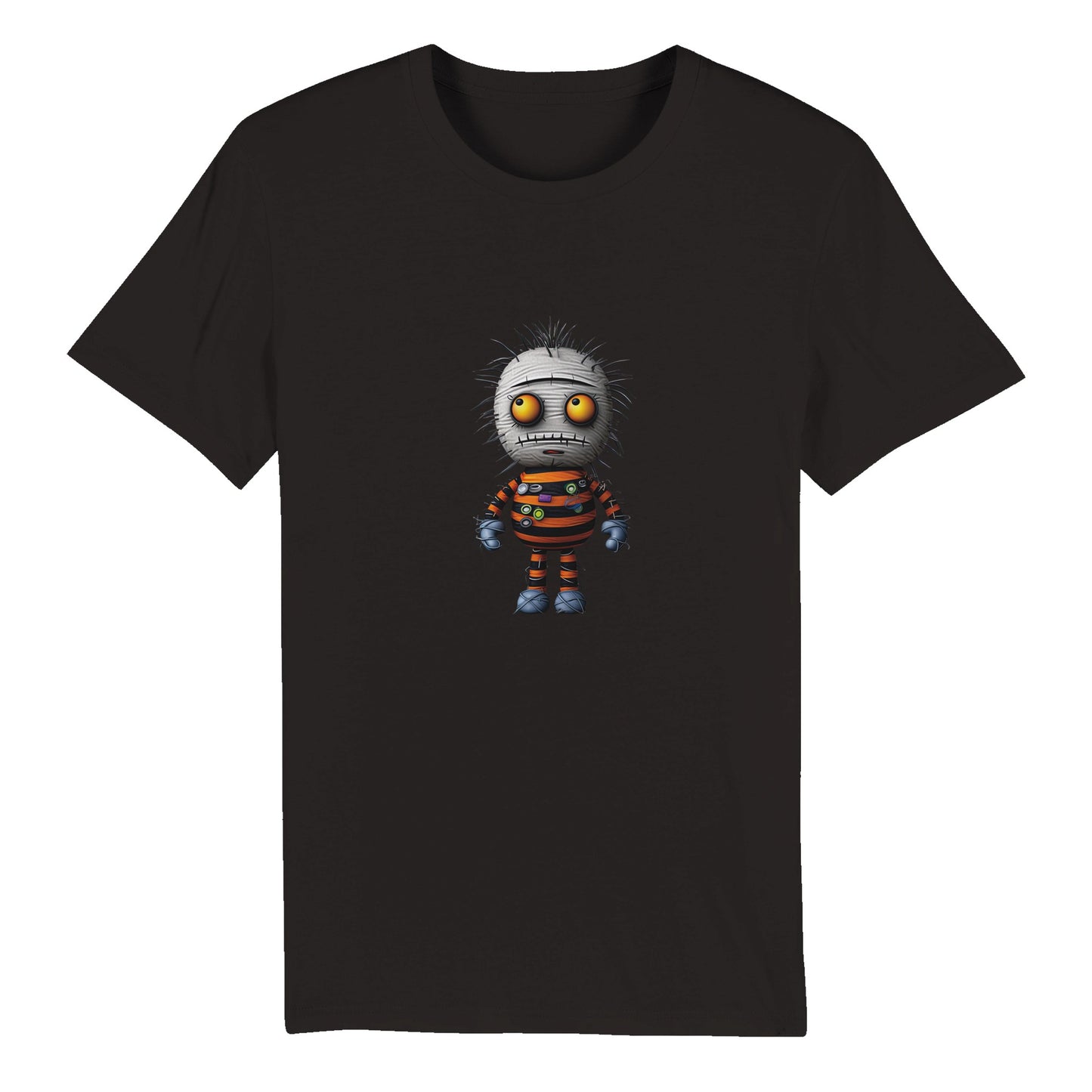 100% Organic Unisex T-shirt/Fynny-Spooky-Doll