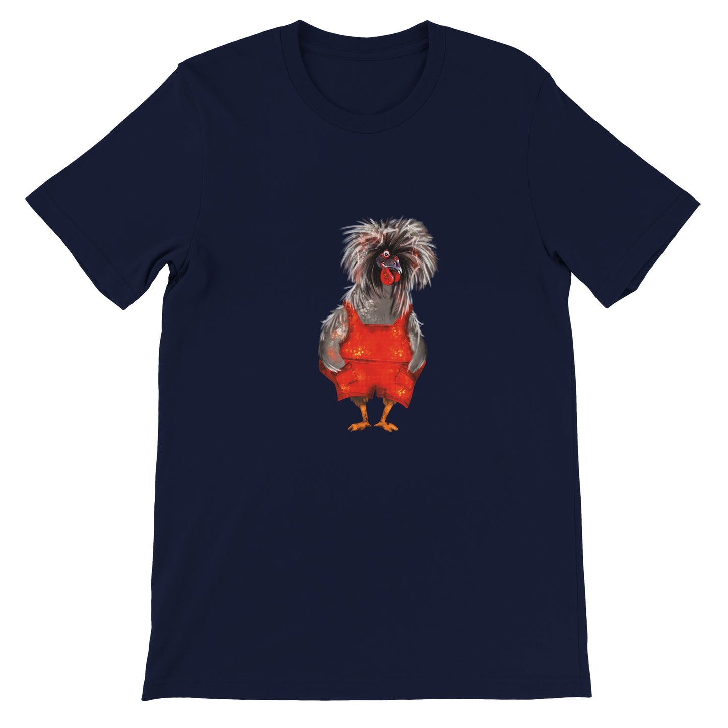 Budget Unisex Crewneck T-shirt/Chicken-Lady