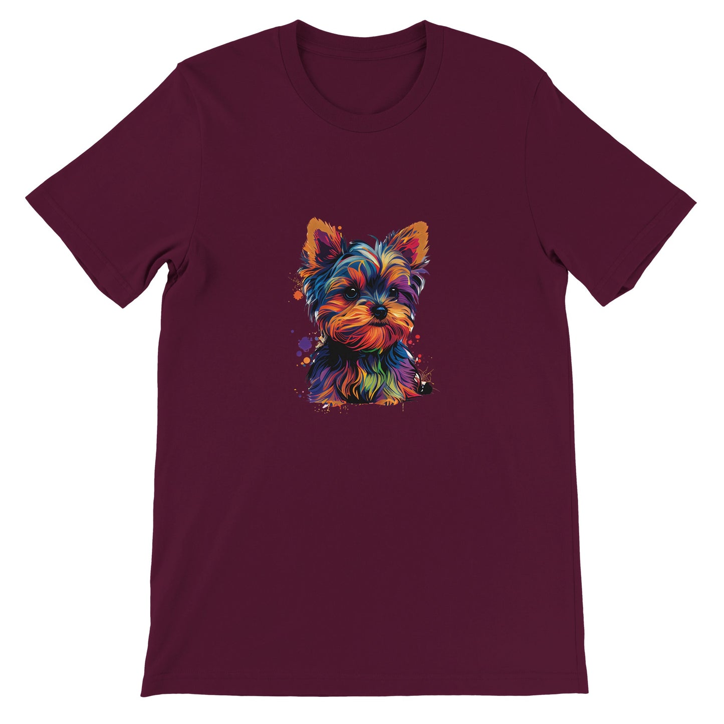 Budget Unisex Crewneck T-Shirt/Yorkie-Bunt