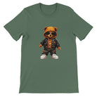 Budget Unisex Crewneck T-shirt/Hip-Hop-Teddy-Bear - Enet Images