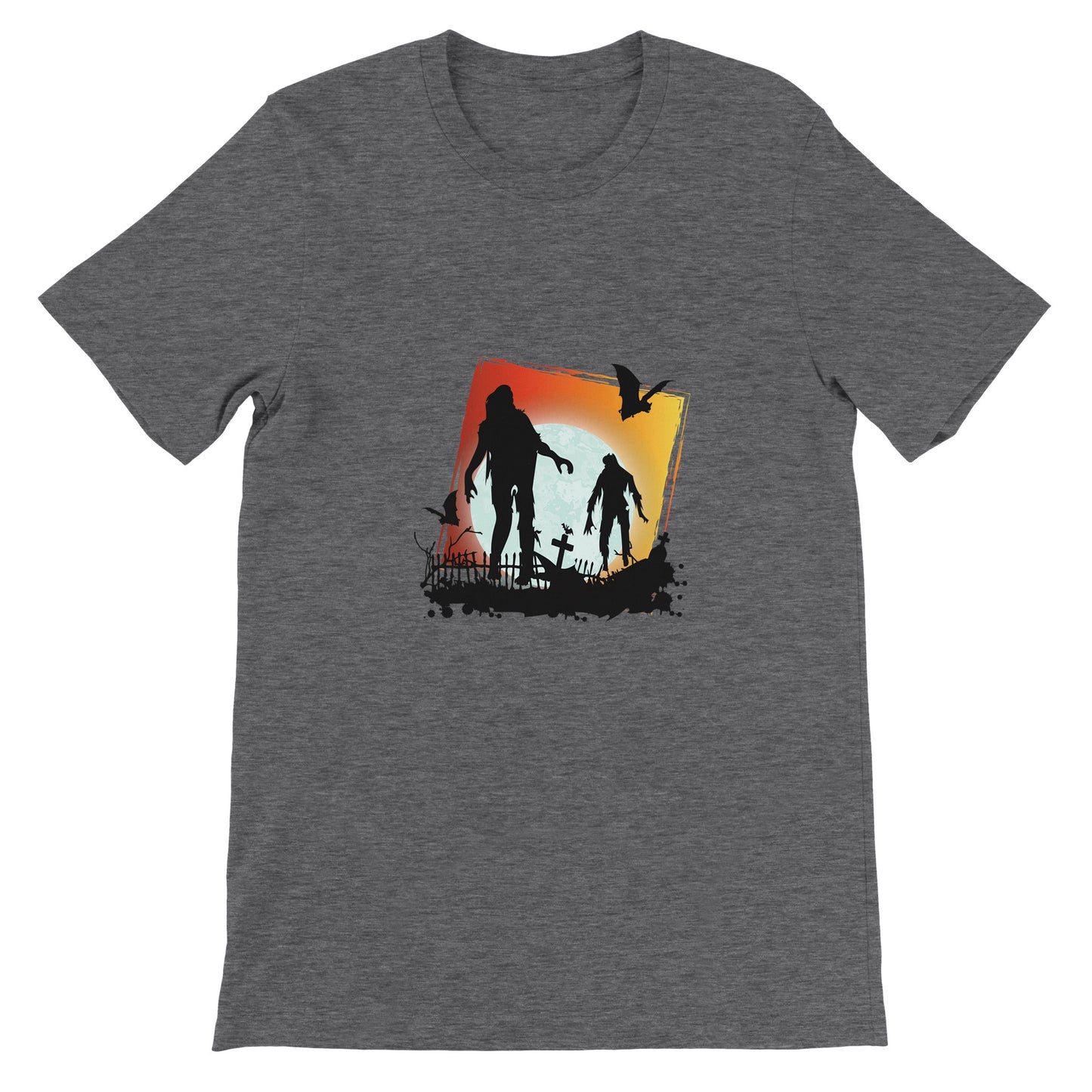 Budget Unisex Crewneck T-shirt/Zombies-Night-Out