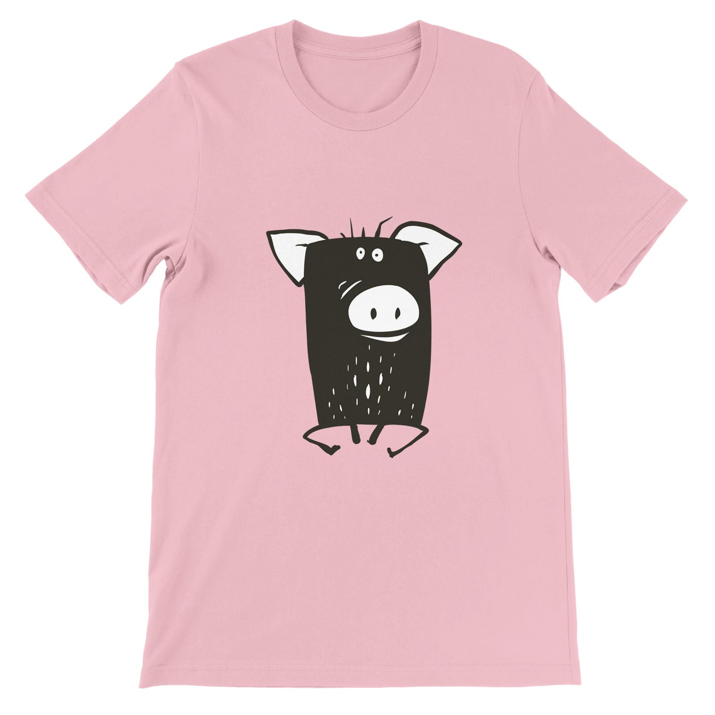 Budget Unisex Crewneck T-shirt/Funny-Pig