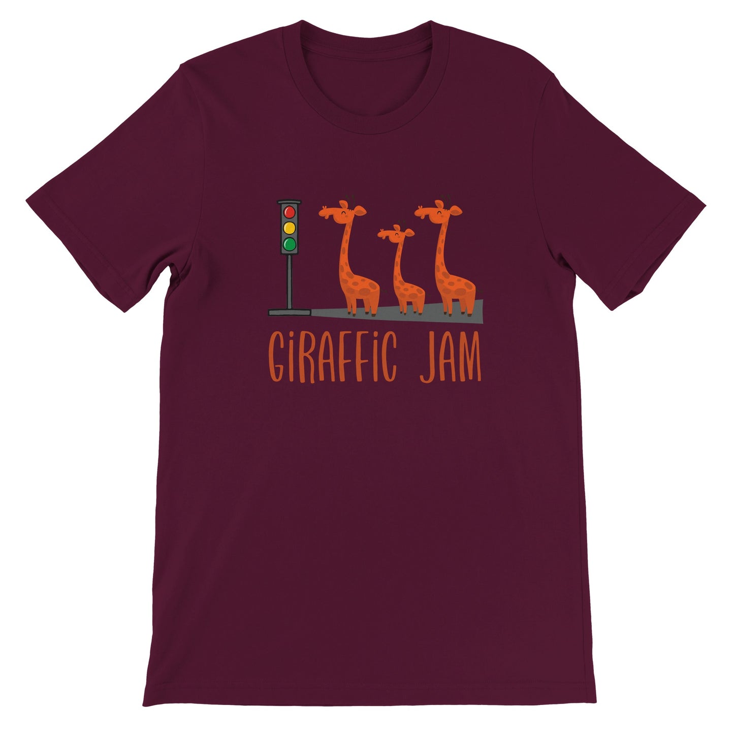 Budget Unisex Crewneck T-shirt/Giraffic-Jam