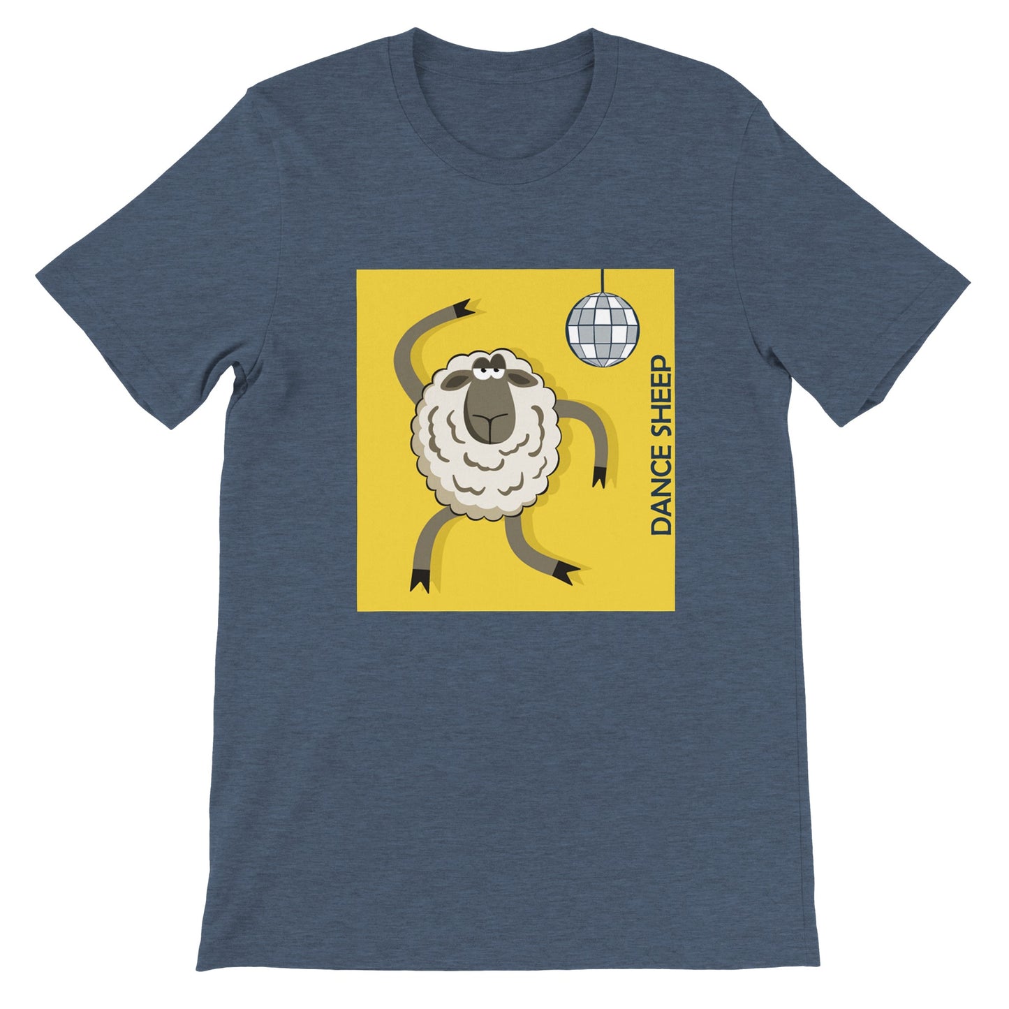 Budget Unisex Crewneck T-shirt/Dance-Sheep