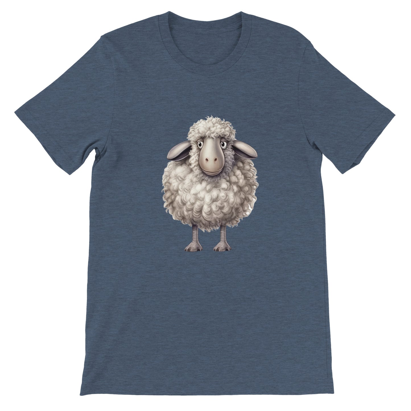 Budget Unisex Crewneck T-shirt/Sheep