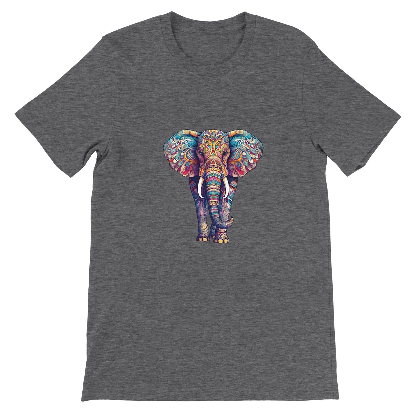 Budget Unisex Crewneck T-shirt/Elephant-Art