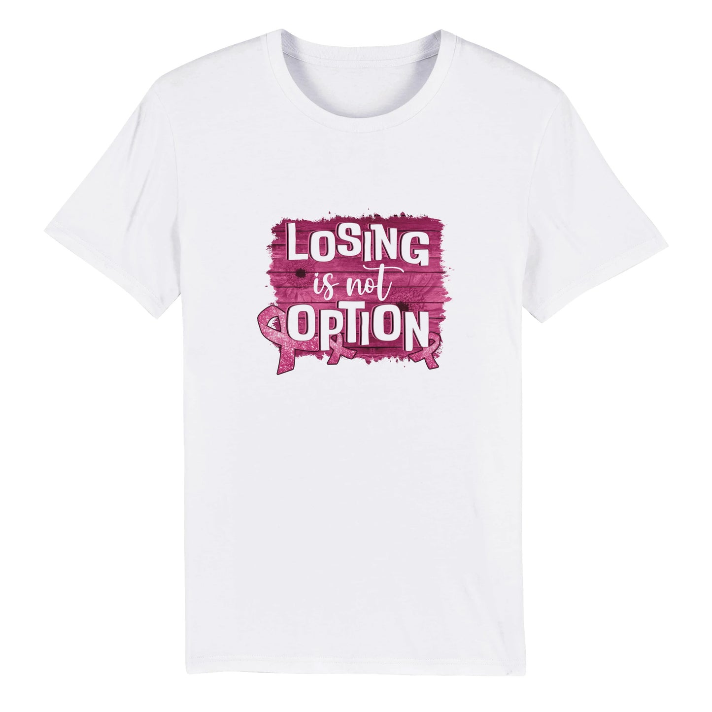 100% Organic Unisex T-shirt/Losing-Is-Not-An-Option