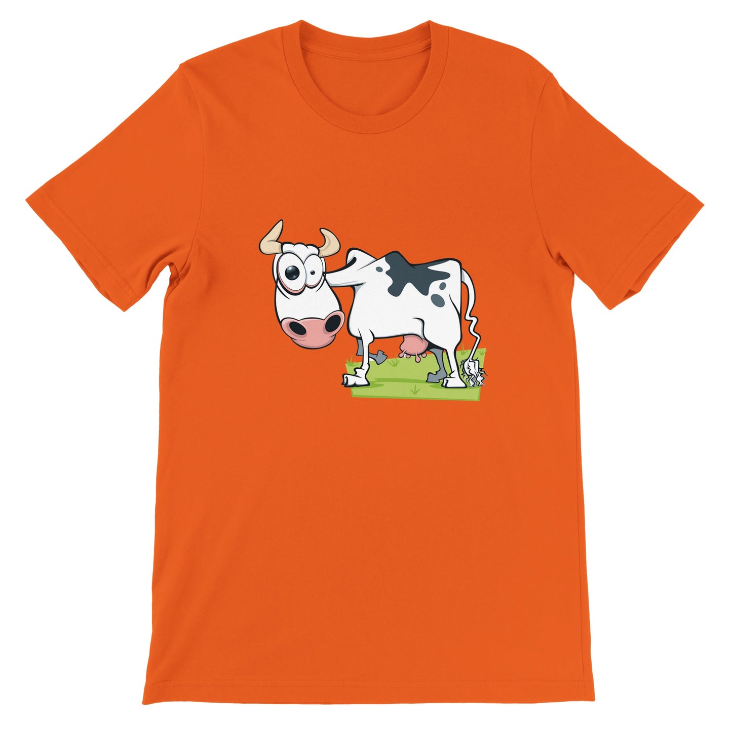 Budget Unisex Crewneck T-shirt/Cow's-Eye