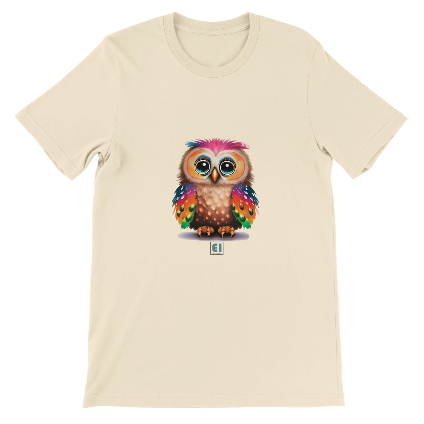 Budget Unisex Crewneck T-shirt/Funny-Baby-Owl