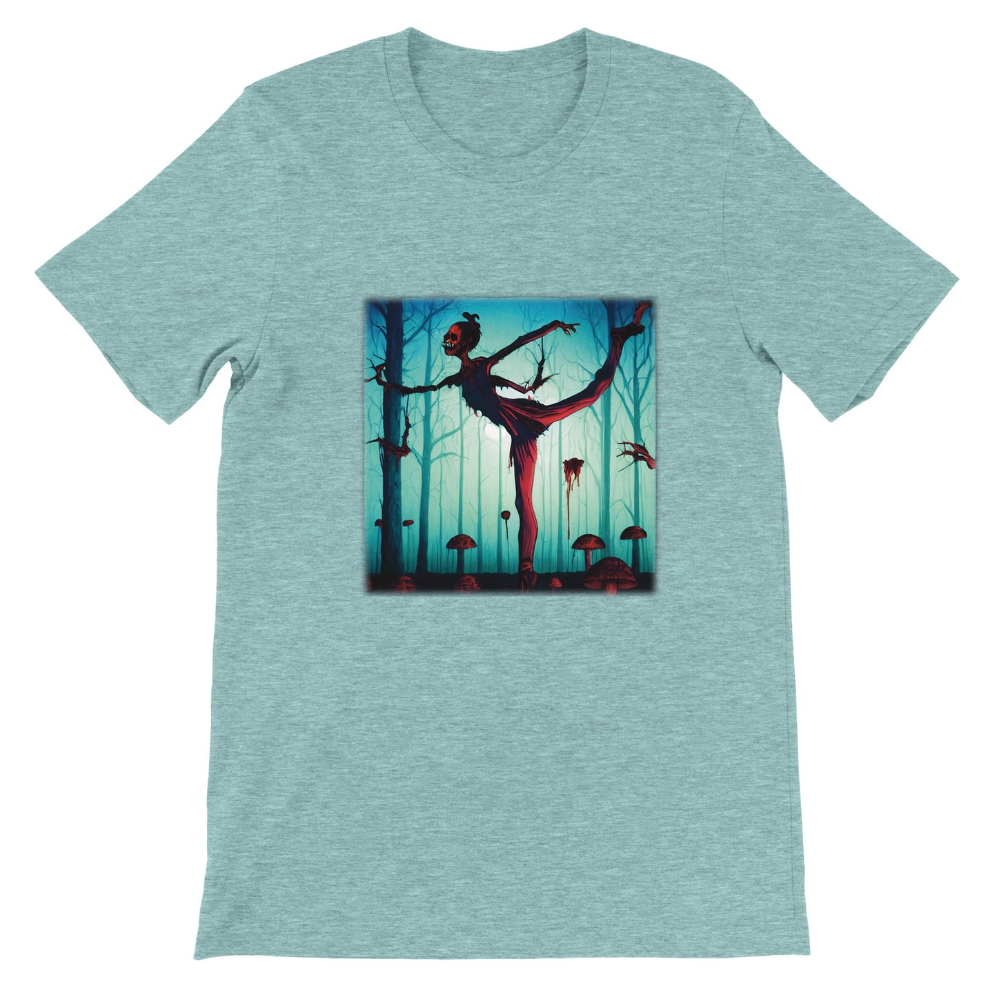 Budget Unisex Crewneck T-shirt/Ballet-Zombie