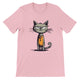 Budget Unisex Crewneck T-shirt/Egyptian-Funny-Cat - Enet Images