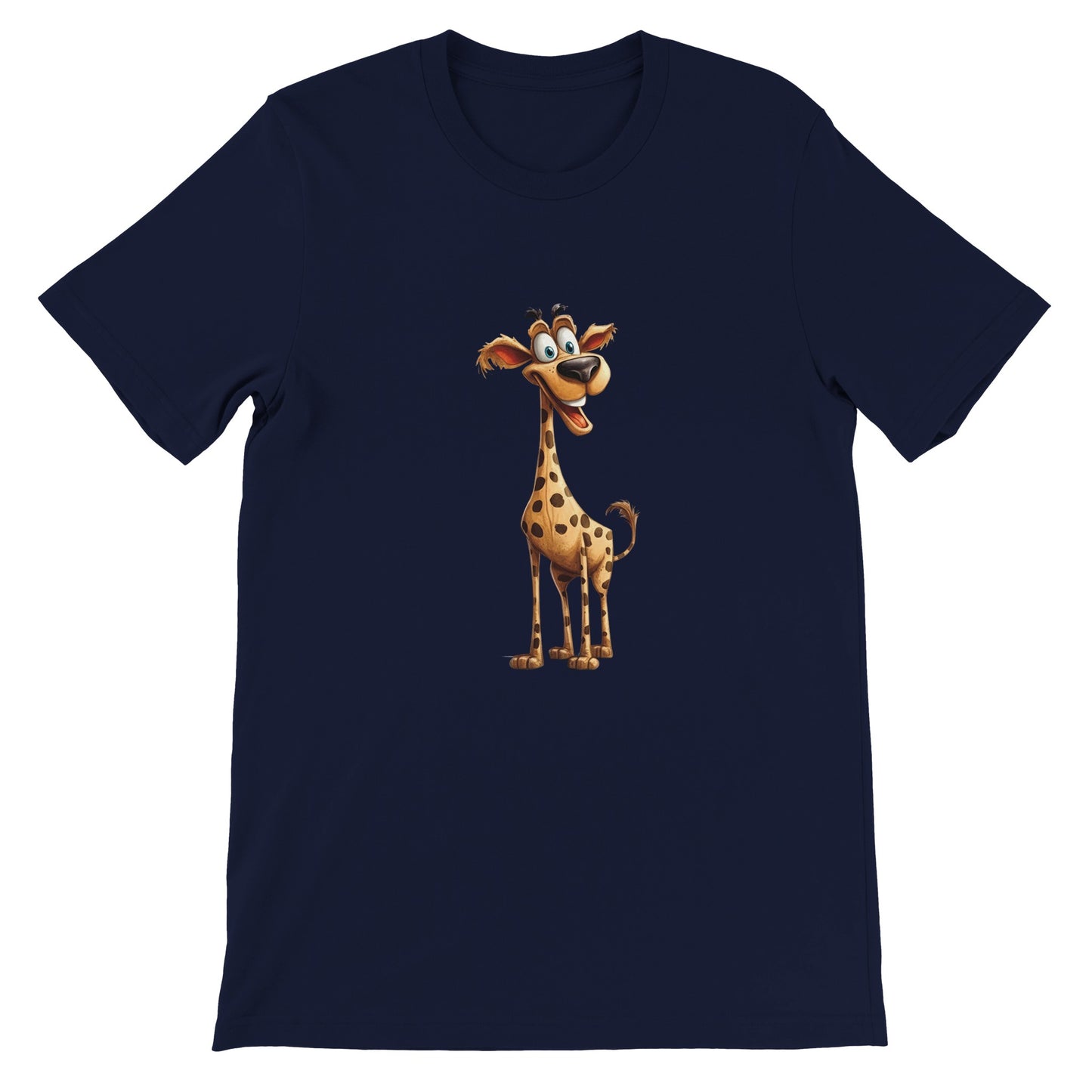 Budget Unisex Crewneck T-shirt/Happy-Giraffe