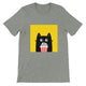 Budget Unisex Crewneck T-shirt/Cat-PopCorn - Enet Images