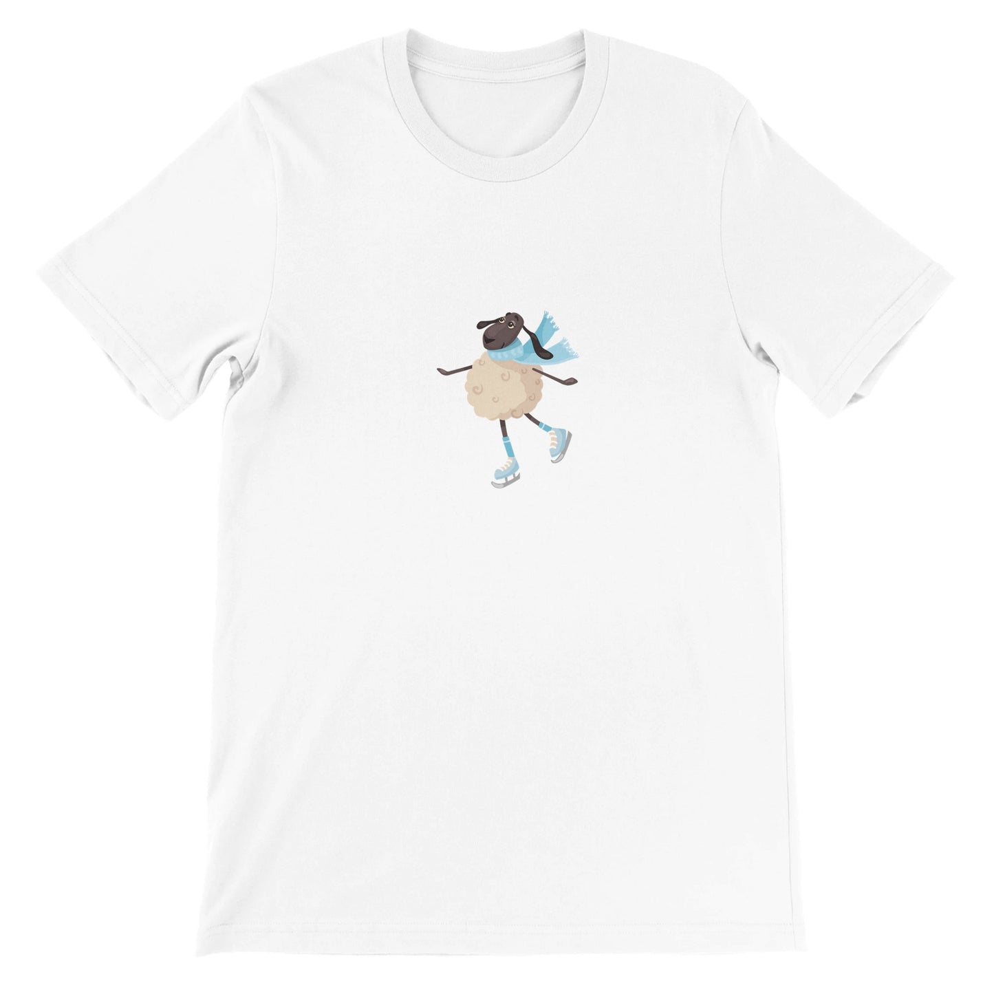 Budget Unisex Crewneck T-shirt/Sheep-Skating