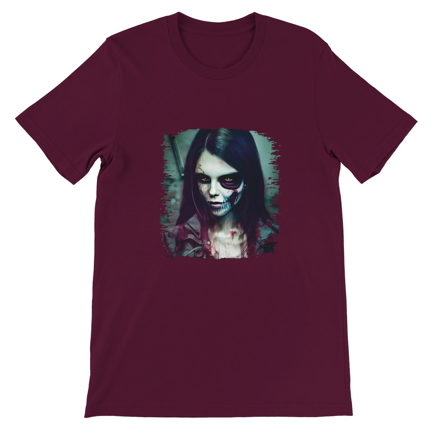 Budget Unisex Crewneck T-shirt/Zombie-Lady