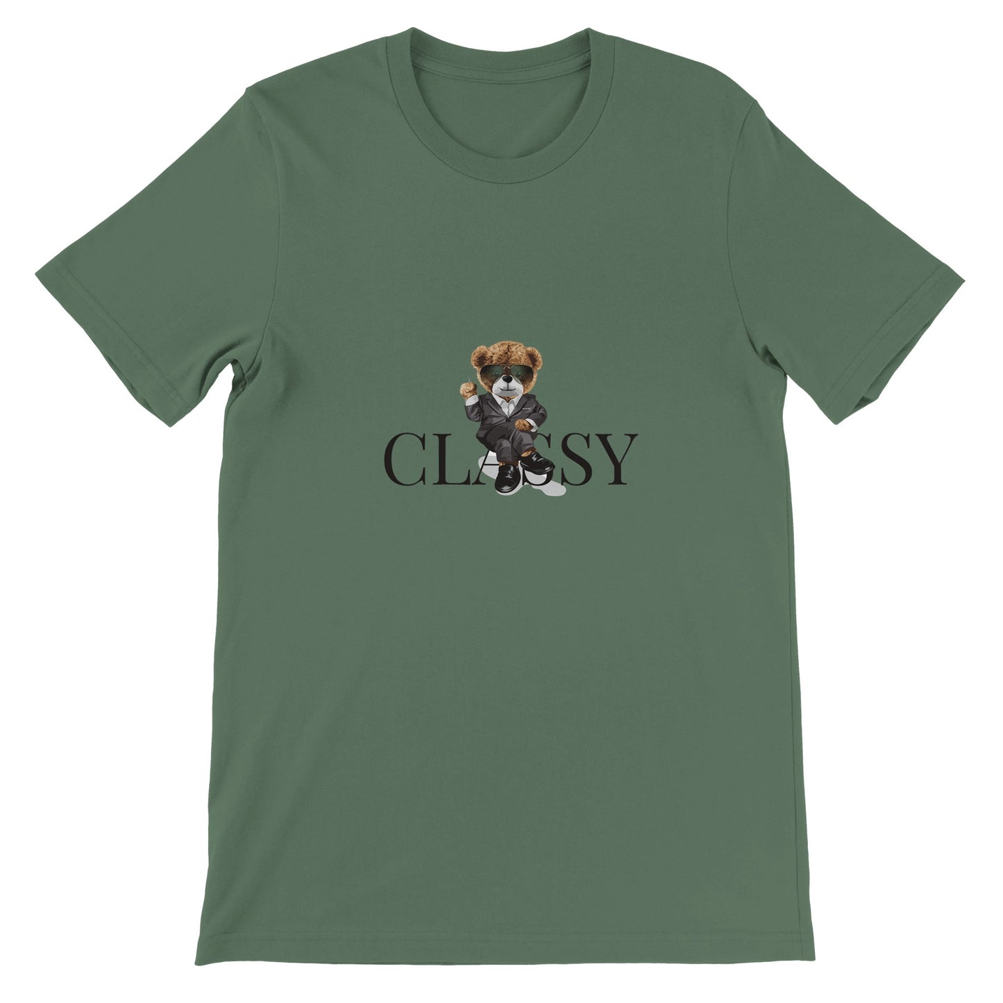 Budget Unisex Crewneck T-shirt/Bear-Classy