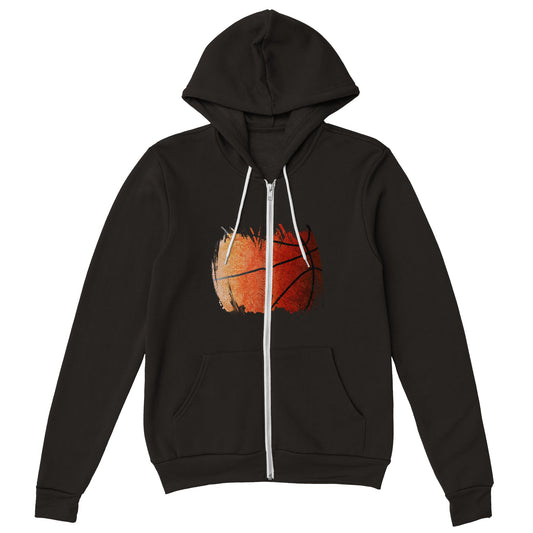 Premium Unisex Zip Hoodies/Basketball-vintage