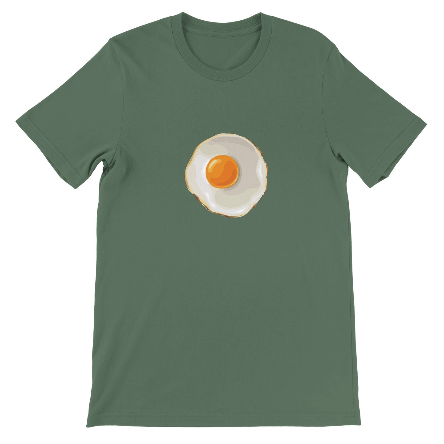 Budget Unisex Crewneck T-shirt/Fried-Egg