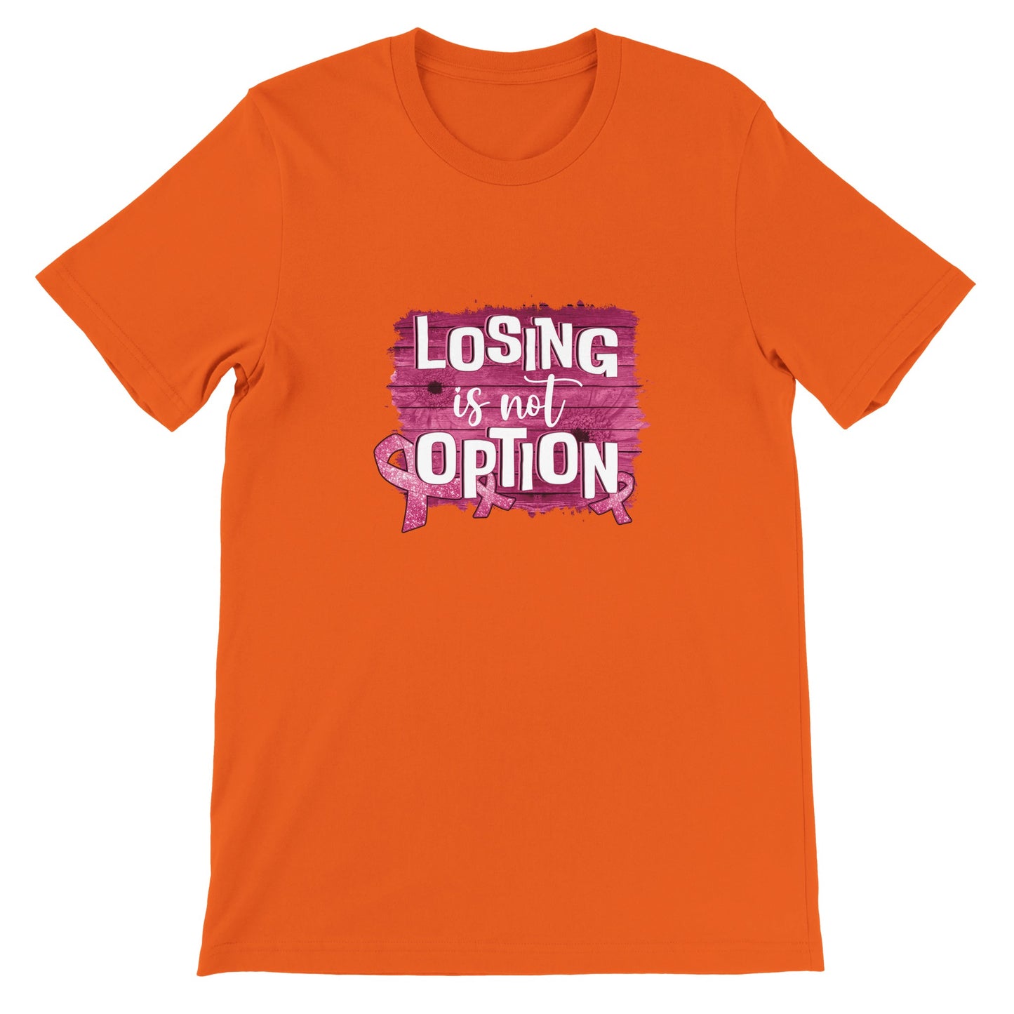 Budget Unisex Crewneck T-shirt/Losing-Is-Not-An-Option